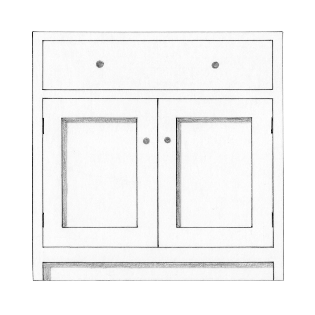 Drawer & Door Cabinet, 870mm — Pymm Kitchens catalogue