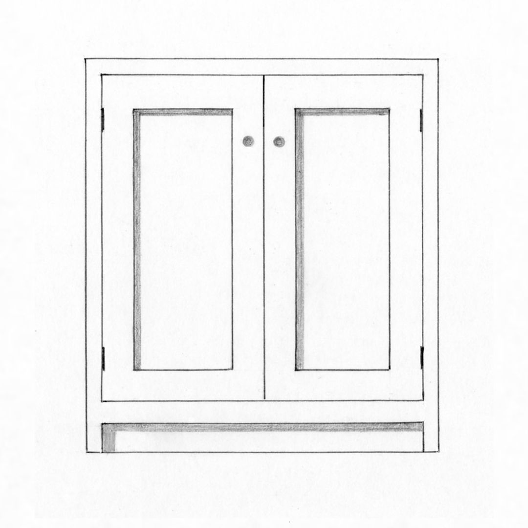 Double Door Cabinet, 770mm — Pymm Kitchens catalogue