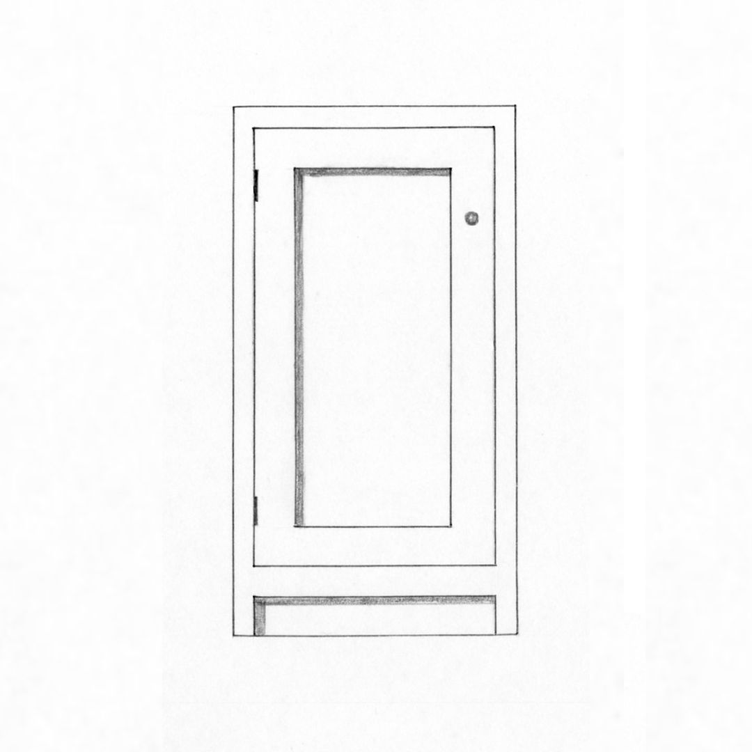 Single Door Cabinet, 470mm — Pymm Kitchens catalogue