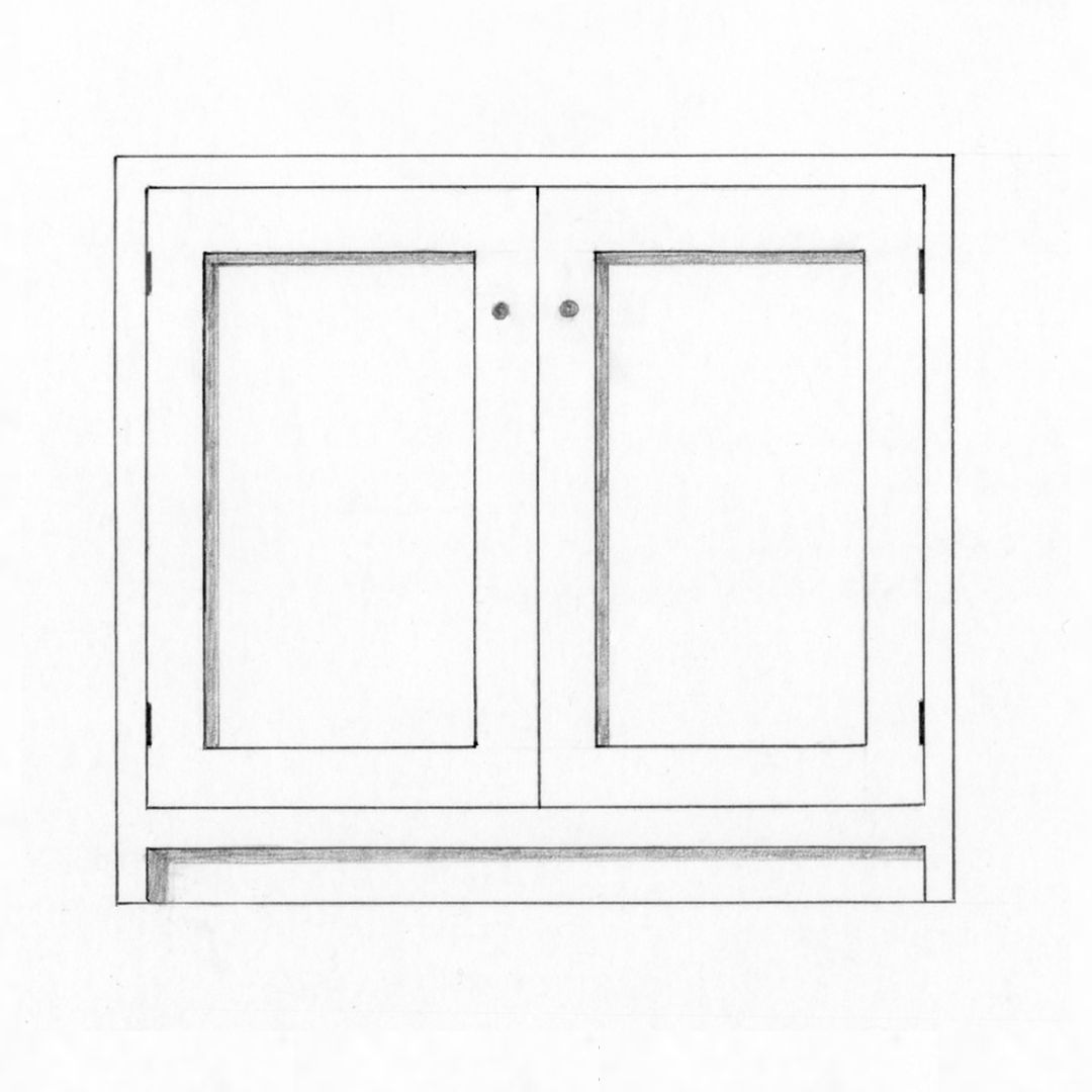 Double Door Cabinet, 970mm — Pymm Kitchens catalogue