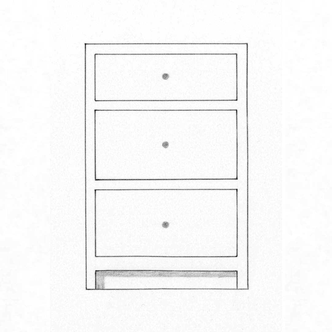 Drawer Cabinet, 570mm — Pymm Kitchens catalogue