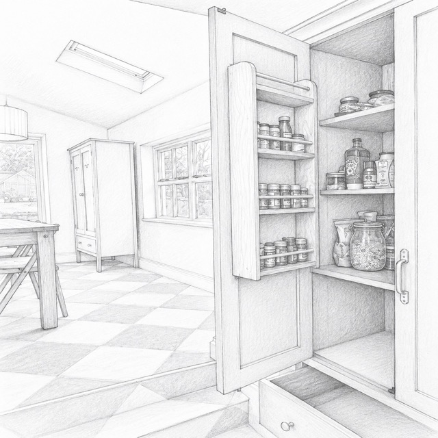 Spice Racks, Made to measure — Pymm Kitchens catalogue